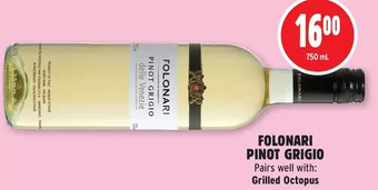Metro Folonari pinot grigio offer