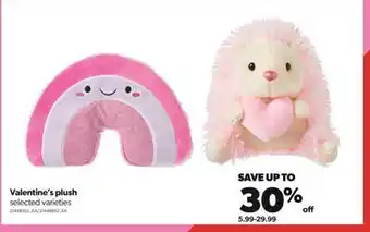 Real Canadian Superstore Valentine's plush offer