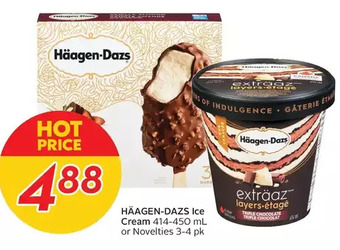 Sobeys Urban Fresh Häagen-dazs ice cream or novelties offer