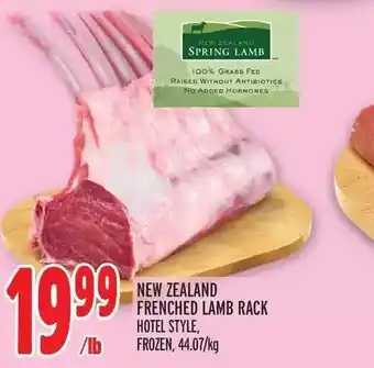 Metro New zealand frenched lamb rack offer