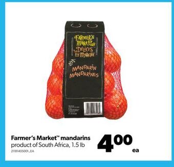 Real Canadian Superstore Farmer's market™ mandarins, 1.5 lb offer