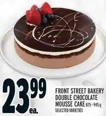 Metro Front street bakery double chocolate mousse cake offer