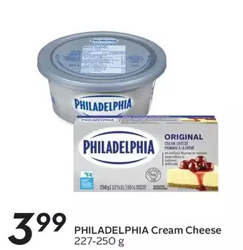 Sobeys Urban Fresh Philadelphia cream cheese offer