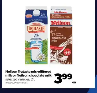 Real Canadian Superstore Neilson trutaste microfiltered milk or neilson chocolate milk, 2 l offer