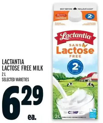Metro Lactantia lactose free milk offer
