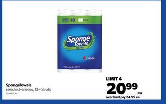 Real Canadian Superstore Spongetowels, 12=18 rolls offer