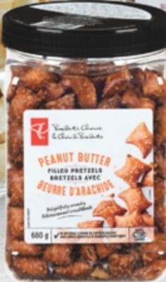 Real Canadian Superstore Pc® peanut butter filled pretzels, 680 g offer
