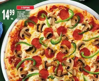 Metro Fresh 2 go 3-topping stone baked pizza offer
