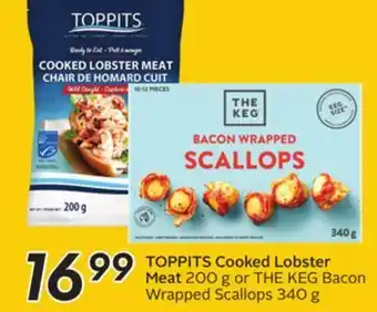 Sobeys Toppits cooked lobster meat offer
