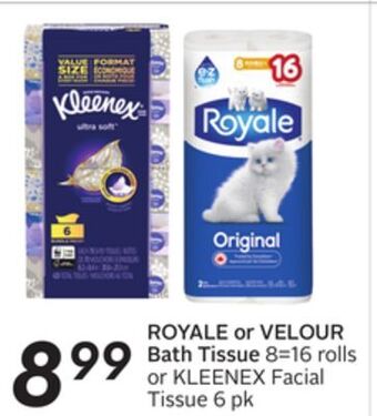 Sobeys Royale or velour bath tissue offer