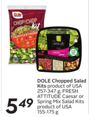 Sobeys Dole chopped salad kits offer