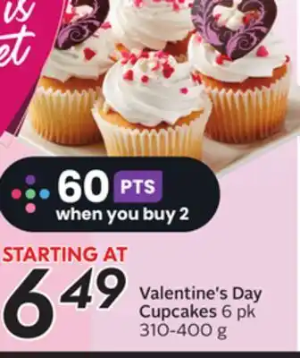 Sobeys Valentine's day cupcakes offer