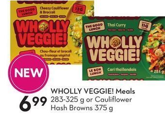 Sobeys Wholly veggie! meals offer