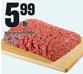 Loblaws Lean ground beef, offer