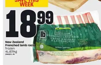 Loblaws New zealand frenched lamb rack offer