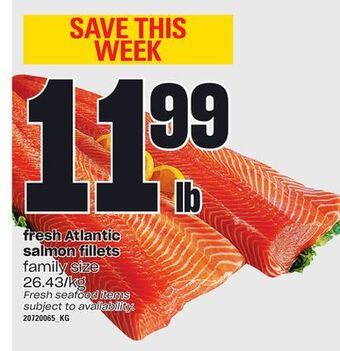 Loblaws Fresh atlantic salmon fillets offer