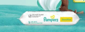 Loblaws Pampers baby wipes, 56-72's offer