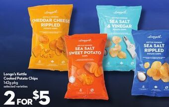 Longo's Longo's kettle cooked potato chips offer