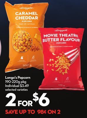 Longo's Longo's popcorn offer