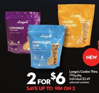 Longo's Longo's cookie thins offer
