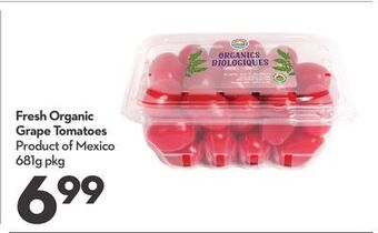 Longo's Fresh organic grape tomatoes offer