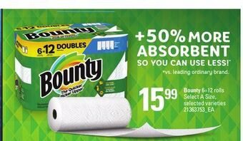Loblaws Bounty, 6=12 rolls offer