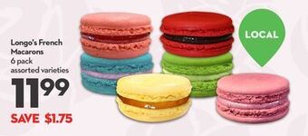 Longo's Longo's french macarons offer