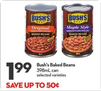 Longo's Bush's baked beans offer