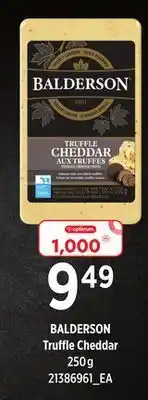 Loblaws Balderson truffle cheddar, 250 g offer