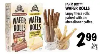 Farm Boy Farm boy™ wafer rolls offer