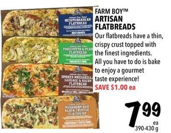 Farm Boy Farm boy™ artisan flatbreads offer