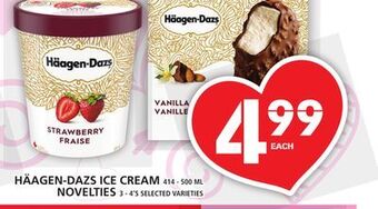 Food Basics Häagen-dazs ice cream or novelties offer