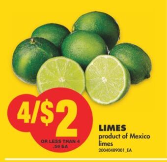 No Frills Limes offer