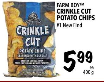 Farm Boy Farm boy™ crinkle cut potato chips offer