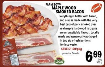 Farm Boy Farm boy™ maple wood smoked bacon offer