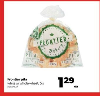 Real Canadian Superstore Frontier pita, 5's offer