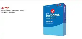 Staples Intuit turbotax standard 2022 tax software - bilingual offer
