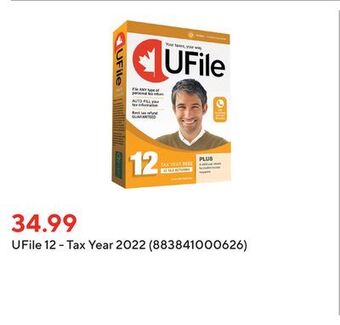 Staples Ufile 12 - tax year 2022 (883841000626) offer