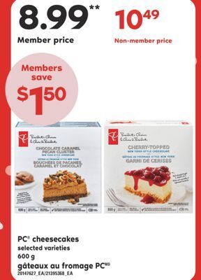 Valu-mart Gâteaux au fromage pc, 600 g offer