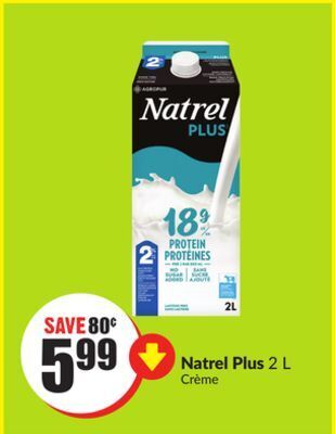 Chalo FreshCo Natrel plus 2 l offer