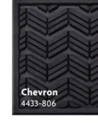 Home Hardware Chevron rubber door mat offer