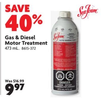 Home Hardware Gas & diesel motor treatment offer