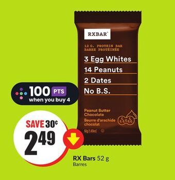 Chalo FreshCo Rx bars 52 g offer