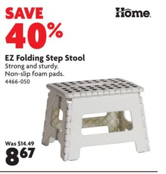 Home Hardware Ez folding step stool offer