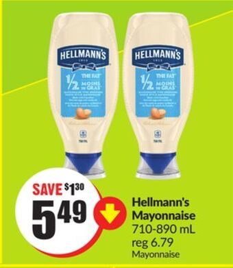 Chalo FreshCo Hellmann's mayonnaise 710-890 ml offer