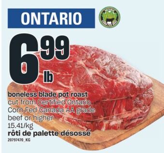 Valu-mart Rôti de palette désossé offer