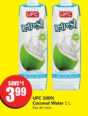 Chalo FreshCo Ufc 100% coconut water 1 l offer