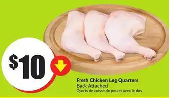 Chalo FreshCo Fresh chicken leg quarters back attached offer
