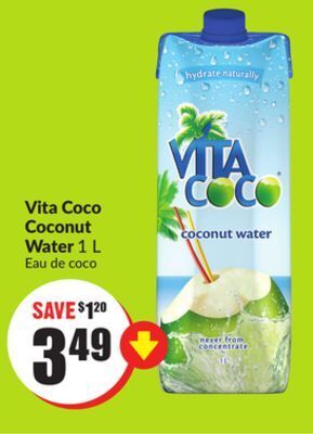 Chalo FreshCo Vita coco coconut water 1 l offer