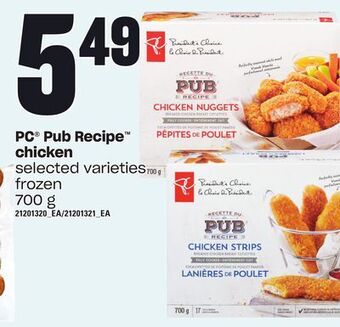 Zehrs Markets Pc® pub recipe chicken, 700 g offer